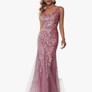 Ever Pretty Mauve Maxi Dress